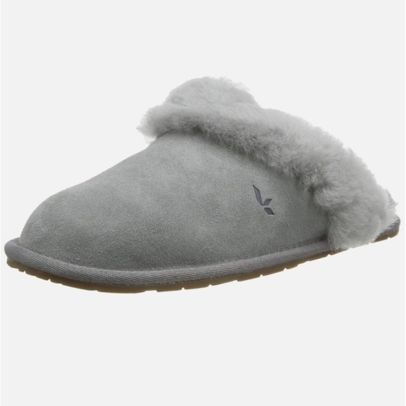 Koolaburra Shoes - Koolaburra Gray Suede Slippers Mules Clogs Women’s Size 7 Shoes NEW Slip-On